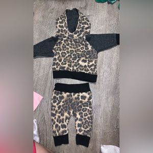 Baby girl cheetah outfit